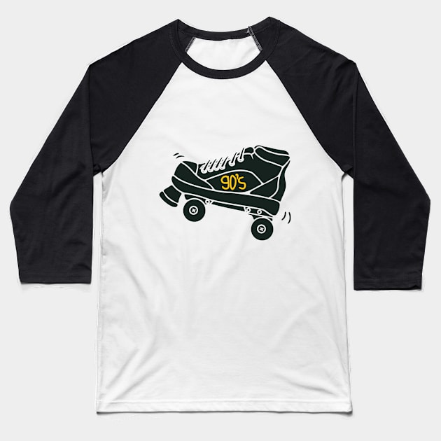 the 90s trend four-wheeled shoes Baseball T-Shirt by bloomroge